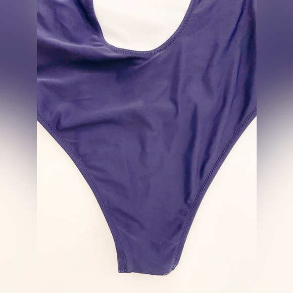 CUPSHE Navy Womens One Piece Swimsuit Size Small EUC - Picture 8 of 16